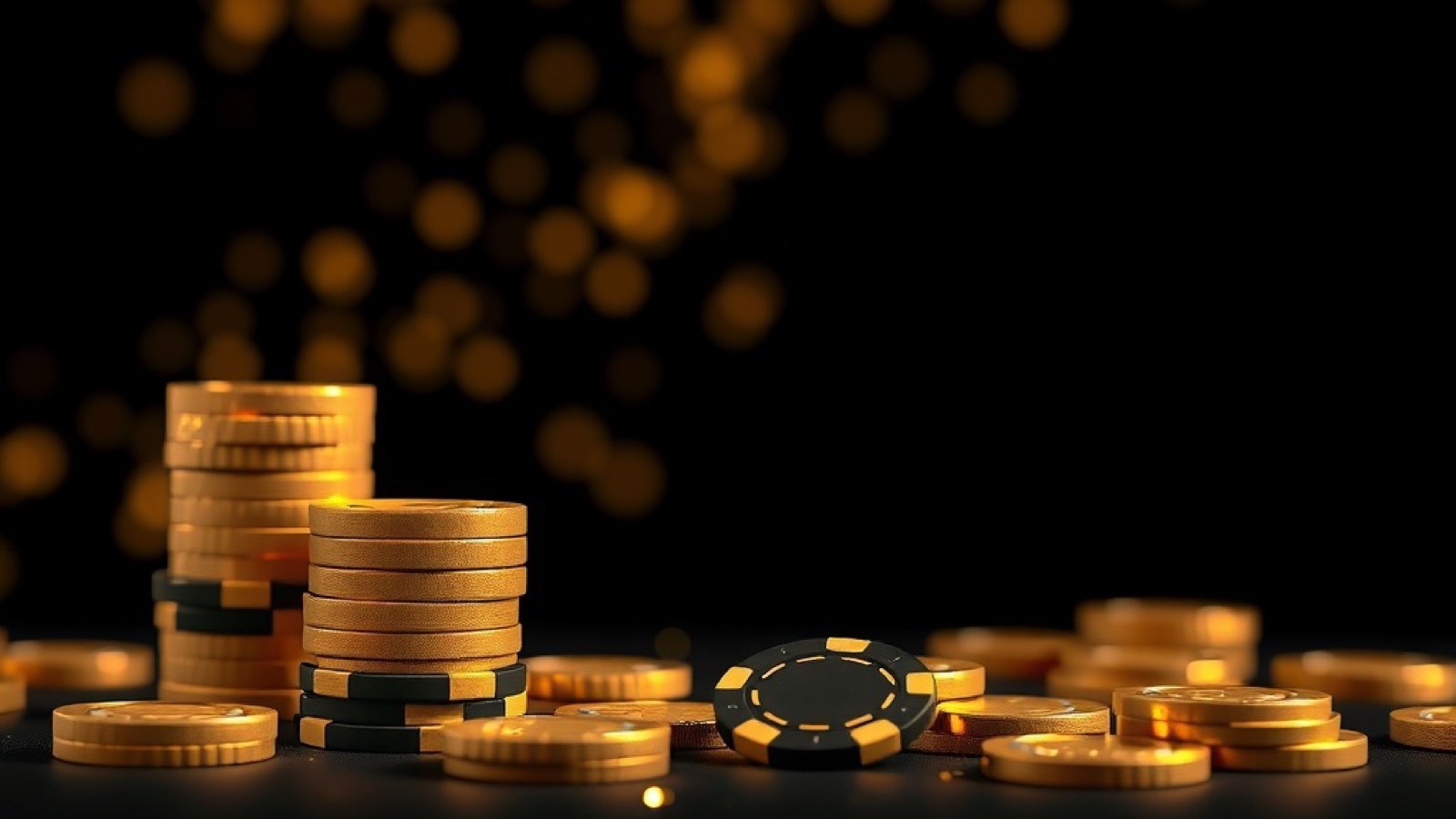 CT999 app download with gold chips and cyan rim light on a dark casino floor